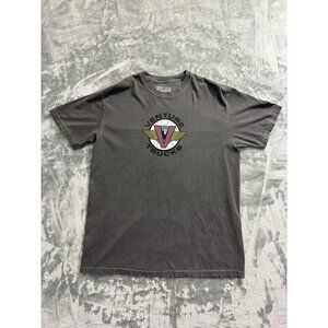 Venture Trucks Shirt Mens XL Gray Skateboard Graphic Tee Wing Logo Skateboarding